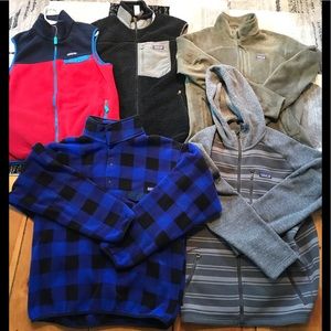 Patagonia fleece lot, men’s large